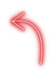 curved neon arrow